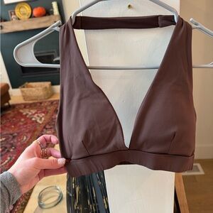 Brown Sports Bra